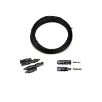 4mm² Anschluss Set II (L) - 2 Module Parallel Mit MC4 Stecker Und Solarkabel