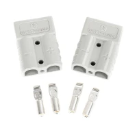 WATTSTUNDE® 2 X Anderson Stecker 50A Und 4 X Crimpkontakte