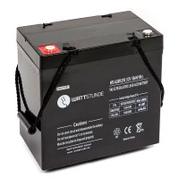 WATTSTUNDE® Akku AGM12-50 12V VRLA AGM Batterie 50Ah C20